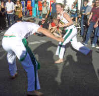 Capoeira barfuß